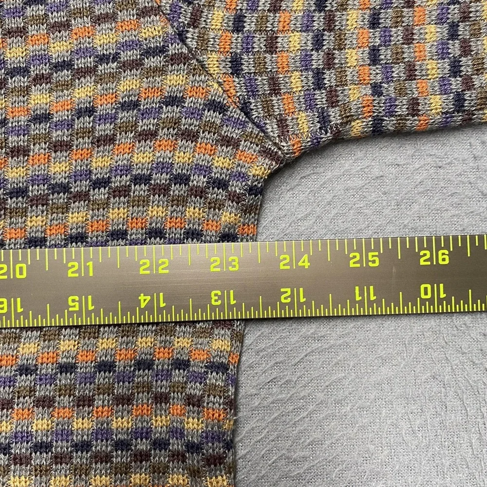 Emme Uno Sweater Mens‎ Large Multicolor Wool Blend Crewneck Pullover Italy Style